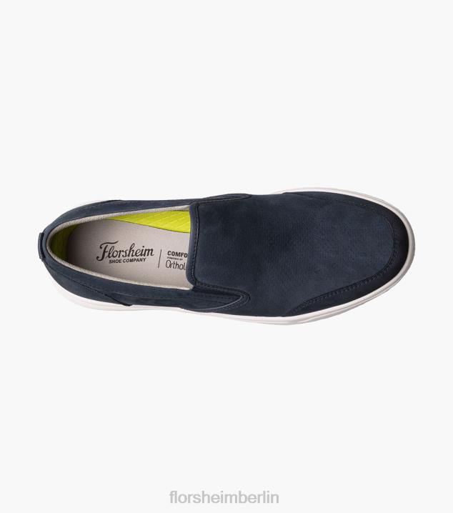 D280298 Marine Schuhwerk Männer Florsheim Heist 2 Moc-Toe-Sneaker zum Hineinschlüpfen