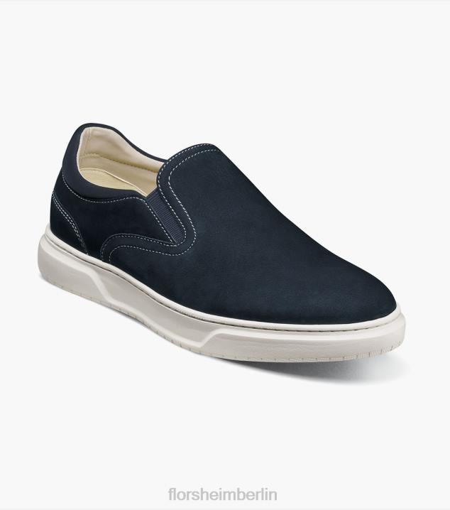 D280299 Marine Schuhwerk Männer Florsheim Erstklassiger Slip-on-Sneaker mit schlichter Zehenpartie