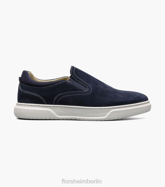 D280299 Marine Schuhwerk Männer Florsheim Erstklassiger Slip-on-Sneaker mit schlichter Zehenpartie
