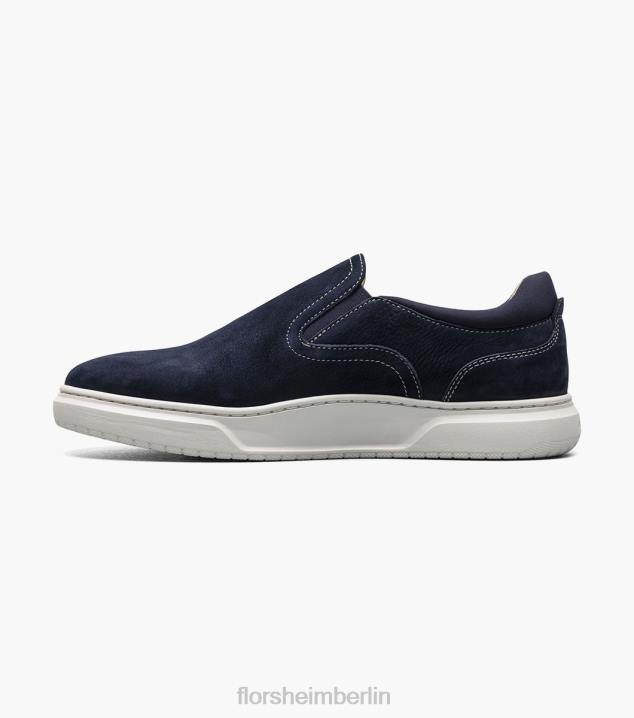 D280299 Marine Schuhwerk Männer Florsheim Erstklassiger Slip-on-Sneaker mit schlichter Zehenpartie