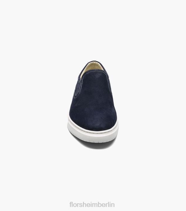 D280299 Marine Schuhwerk Männer Florsheim Erstklassiger Slip-on-Sneaker mit schlichter Zehenpartie