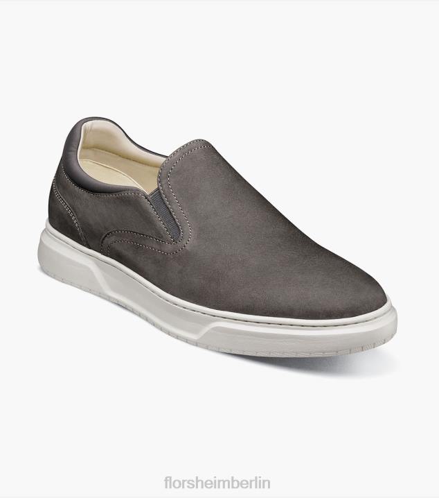 D280300 grau Schuhwerk Männer Florsheim Erstklassiger Slip-on-Sneaker mit schlichter Zehenpartie