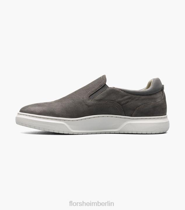 D280300 grau Schuhwerk Männer Florsheim Erstklassiger Slip-on-Sneaker mit schlichter Zehenpartie