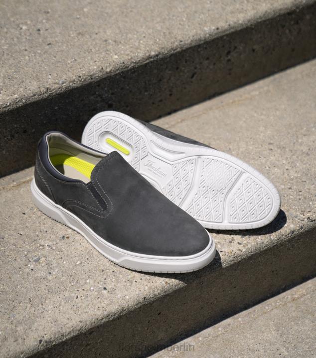D280300 grau Schuhwerk Männer Florsheim Erstklassiger Slip-on-Sneaker mit schlichter Zehenpartie