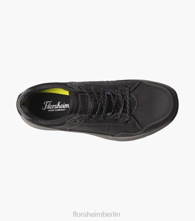 D280308 schwarzes Ch Schuhwerk Männer Florsheim Tread Lite 1 Moc-Toe-Schnürsneaker