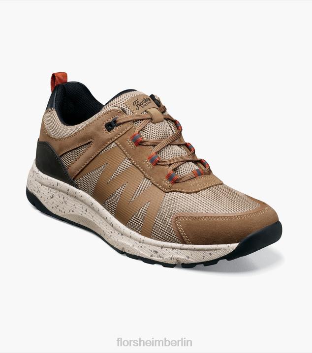 D280311 bräunen Schuhwerk Männer Florsheim Tread Lite 1 Mesh-Schnürsneaker mit Moc-Toe