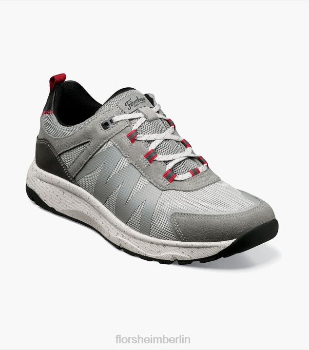D280312 grau Schuhwerk Männer Florsheim Tread Lite 1 Mesh-Schnürsneaker mit Moc-Toe