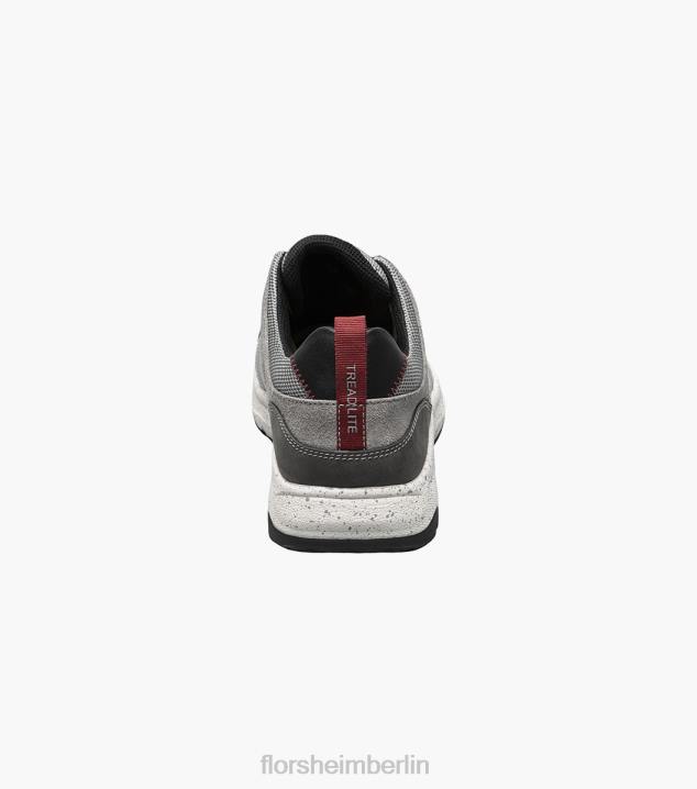 D280312 grau Schuhwerk Männer Florsheim Tread Lite 1 Mesh-Schnürsneaker mit Moc-Toe