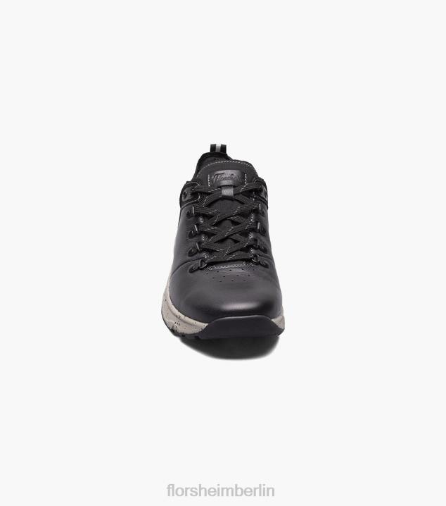 D280315 schwarz getrommelt Schuhwerk Männer Florsheim Tread Lite 1 Schnürsneaker mit schlichter Zehenpartie