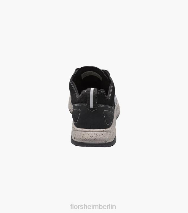 D280315 schwarz getrommelt Schuhwerk Männer Florsheim Tread Lite 1 Schnürsneaker mit schlichter Zehenpartie