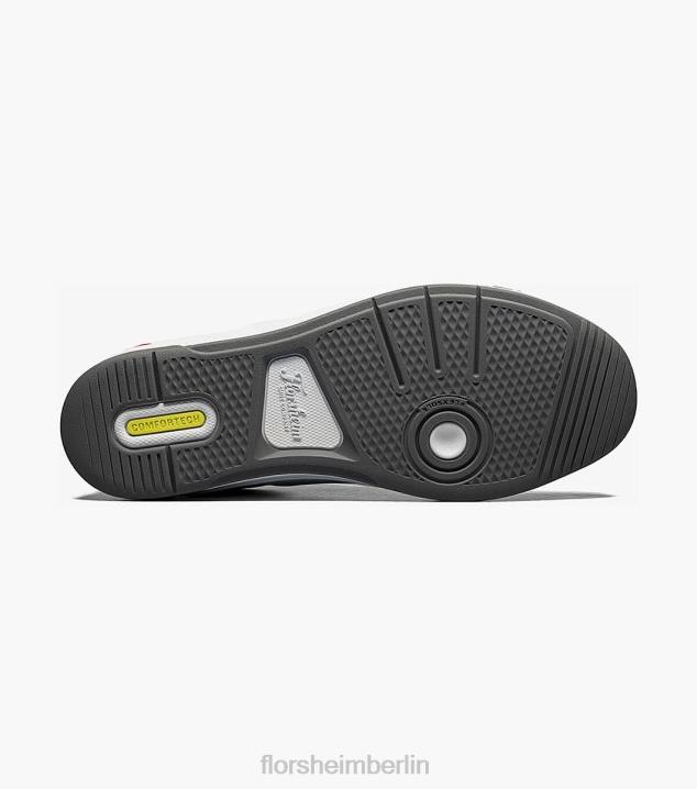 D280333 Weiss Schuhwerk Männer Florsheim Crossover-Sneaker mit Spitze bis zur Zehenpartie