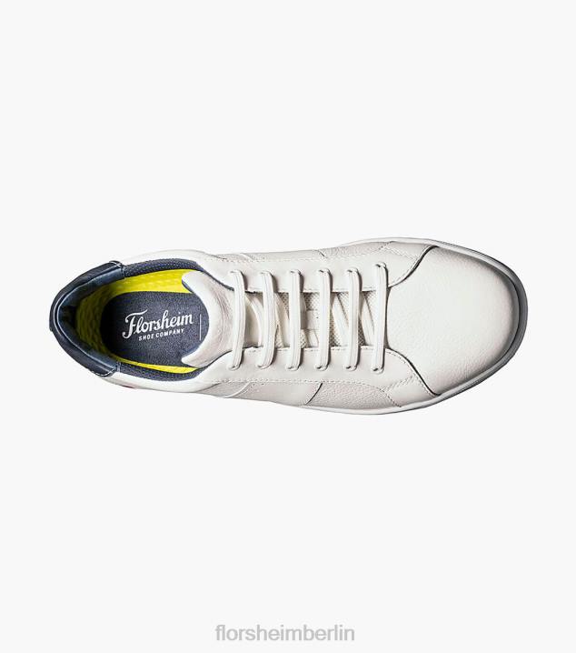D280333 Weiss Schuhwerk Männer Florsheim Crossover-Sneaker mit Spitze bis zur Zehenpartie