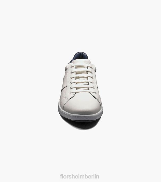 D280333 Weiss Schuhwerk Männer Florsheim Crossover-Sneaker mit Spitze bis zur Zehenpartie
