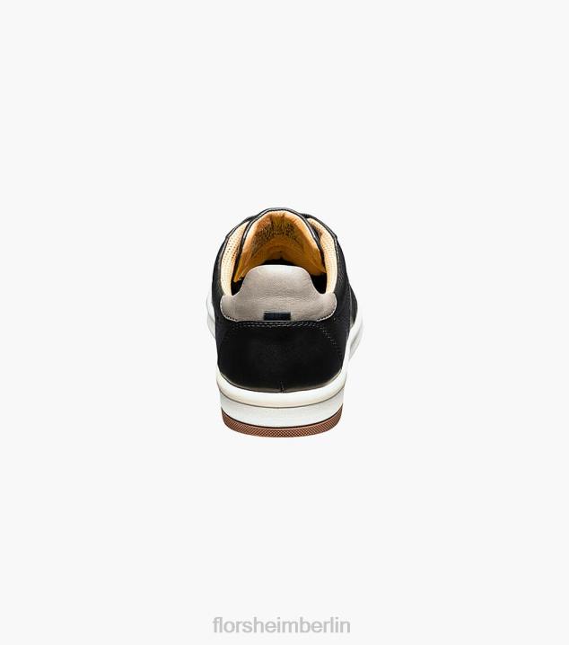 D280334 Schwarz Schuhwerk Männer Florsheim Crossover-Sneaker mit Spitze bis zur Zehenpartie