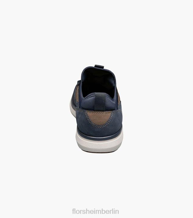 D280348 Marine Schuhwerk Männer Florsheim Venture-Strick-Sneaker zum Schnüren mit schlichter Zehenpartie