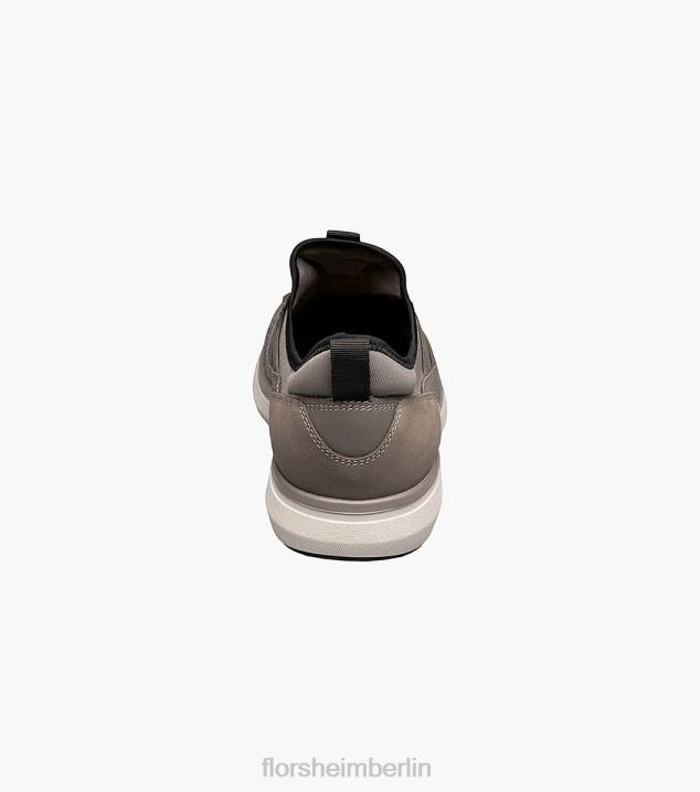 D280349 grau Schuhwerk Männer Florsheim Venture-Strick-Sneaker zum Schnüren mit schlichter Zehenpartie