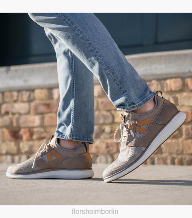 D280350 Pilz Schuhwerk Männer Florsheim Venture-Strick-Sneaker zum Schnüren mit schlichter Zehenpartie