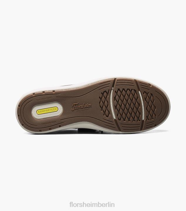 D280407 Schwarz Schuhwerk Männer Florsheim Adventure-Sneaker mit Stahlkappe und schlichter Zehenpartie