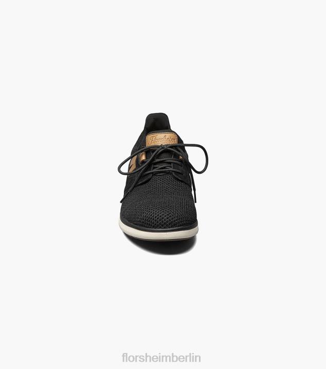 D280407 Schwarz Schuhwerk Männer Florsheim Adventure-Sneaker mit Stahlkappe und schlichter Zehenpartie