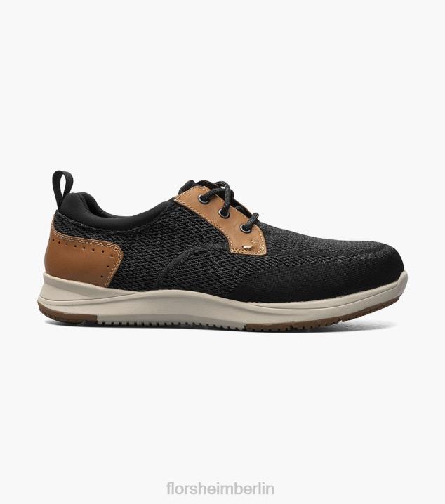 D280409 schwarz und braun Schuhwerk Männer Florsheim Conway-Sneaker mit zusammengesetzter Zehenpartie und schlichter Zehenpartie