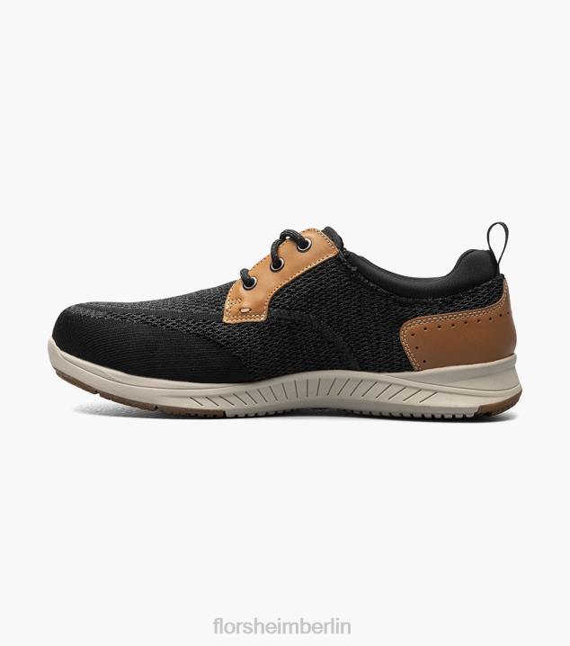 D280409 schwarz und braun Schuhwerk Männer Florsheim Conway-Sneaker mit zusammengesetzter Zehenpartie und schlichter Zehenpartie