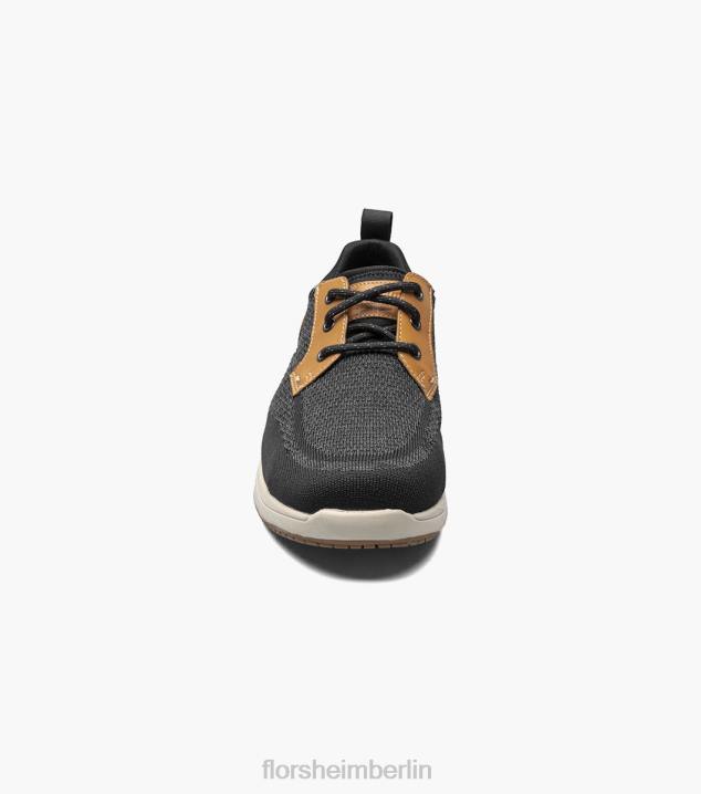 D280409 schwarz und braun Schuhwerk Männer Florsheim Conway-Sneaker mit zusammengesetzter Zehenpartie und schlichter Zehenpartie