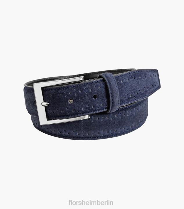 D280517 Marine Zubehör unisex Florsheim Glücksgürtel aus echtem Wildleder
