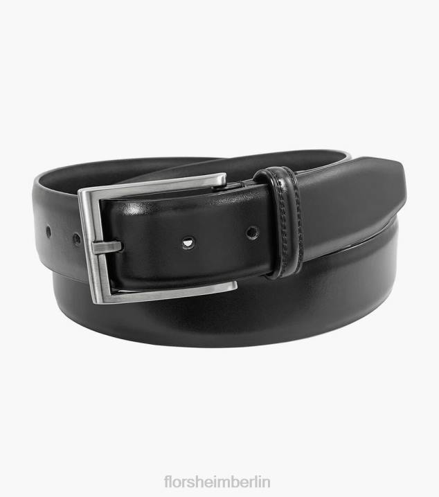 D280520 Schwarz Zubehör unisex Florsheim Karminroter Echtledergürtel