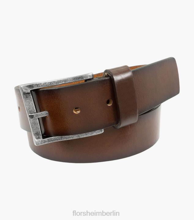 D280543 braun/kirsche Zubehör unisex Florsheim Albert XL lässiger Echtledergürtel