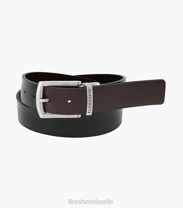 D280560 schwarz und braun Zubehör unisex Florsheim Mason klassischer Wendegürtel