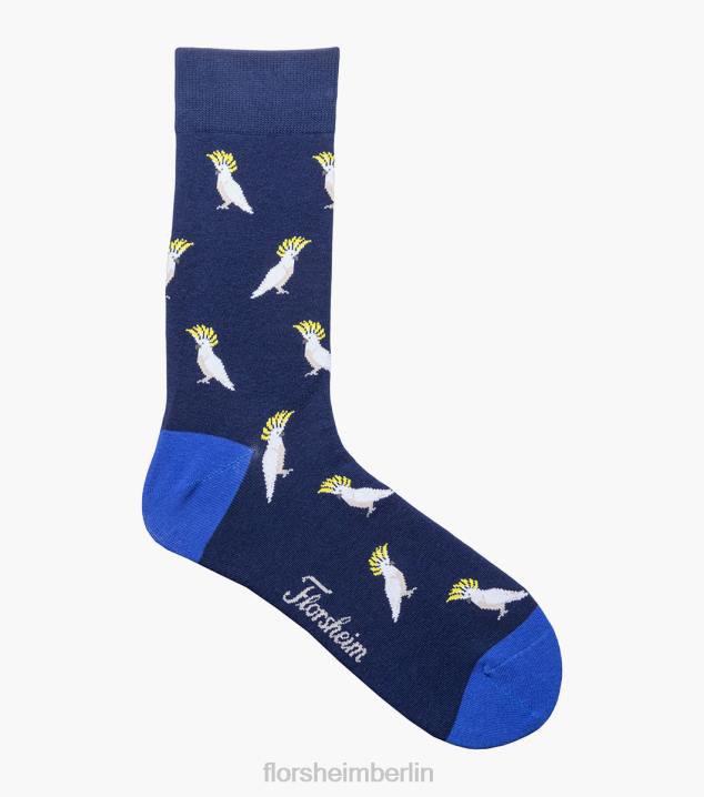 D280565 Blau Zubehör unisex Florsheim Übermütige Crew-Socken