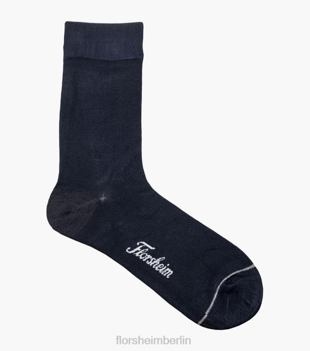 D280568 Marine Zubehör unisex Florsheim Flache Bambus-Kleidersocken mit Rundhalsausschnitt