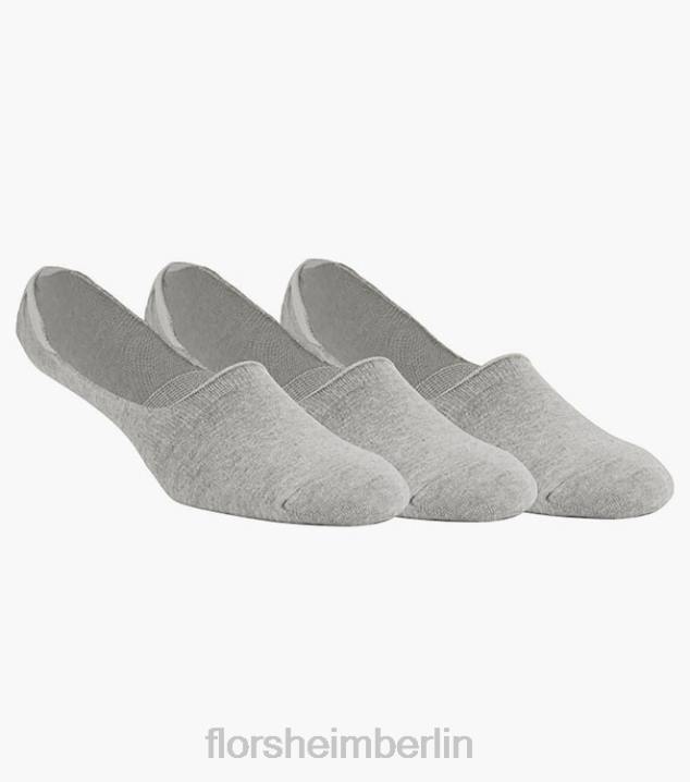 D280573 grau Zubehör unisex Florsheim 3er-Pack versteckte No-Show-Socken