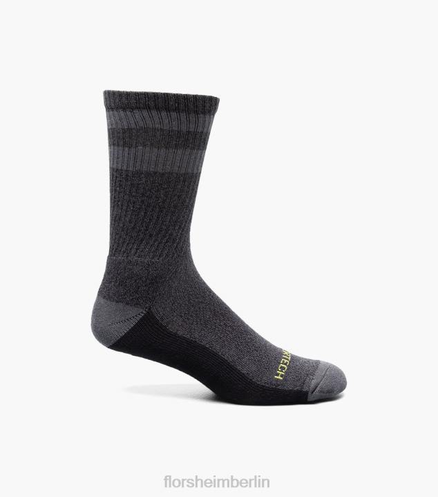 D280583 grau Zubehör unisex Florsheim Sportlich melierte Crew-Socken