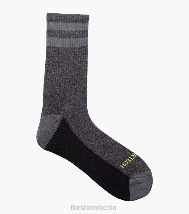 D280583 grau Zubehör unisex Florsheim Sportlich melierte Crew-Socken