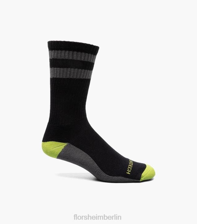 D280587 Schwarz Zubehör unisex Florsheim Sport-Crew-Socken