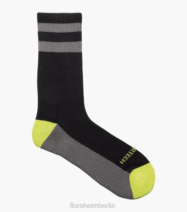D280587 Schwarz Zubehör unisex Florsheim Sport-Crew-Socken