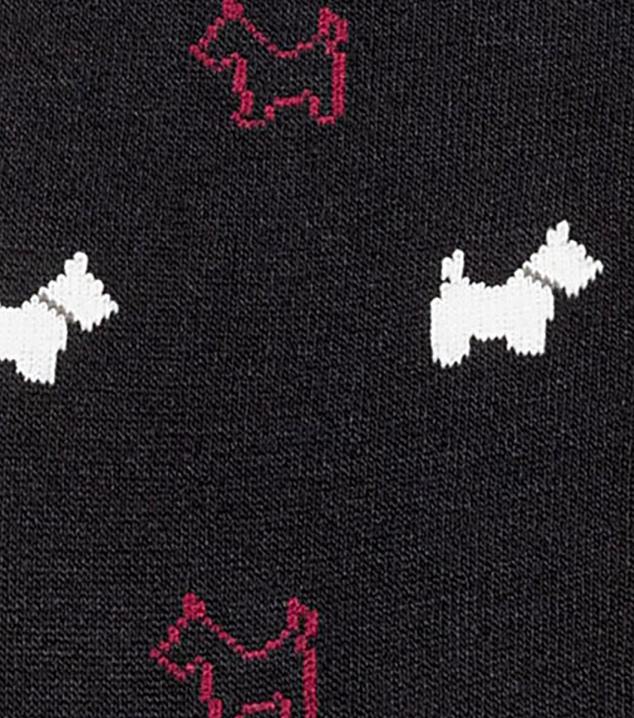 D280588 Schwarz Zubehör unisex Florsheim Scotty Crew-Kleidersocken