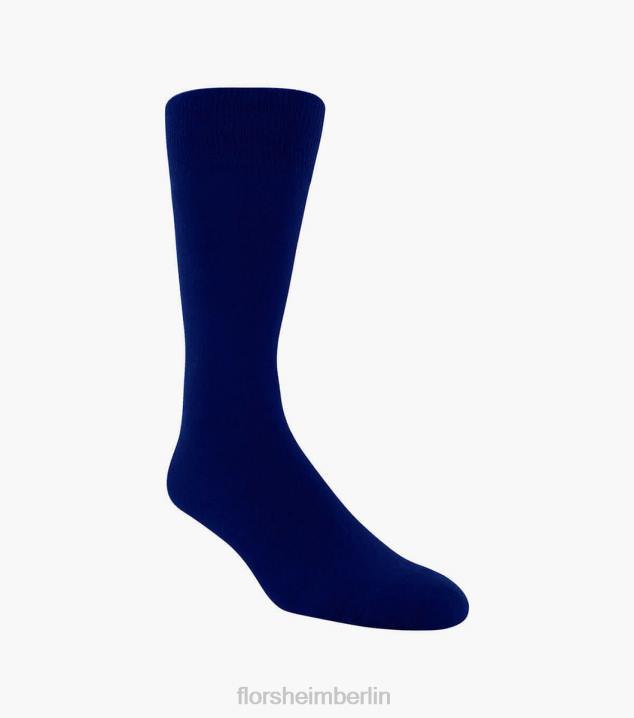 D280607 Marine Zubehör unisex Florsheim Flachstrick-Socken für große und große Kleider
