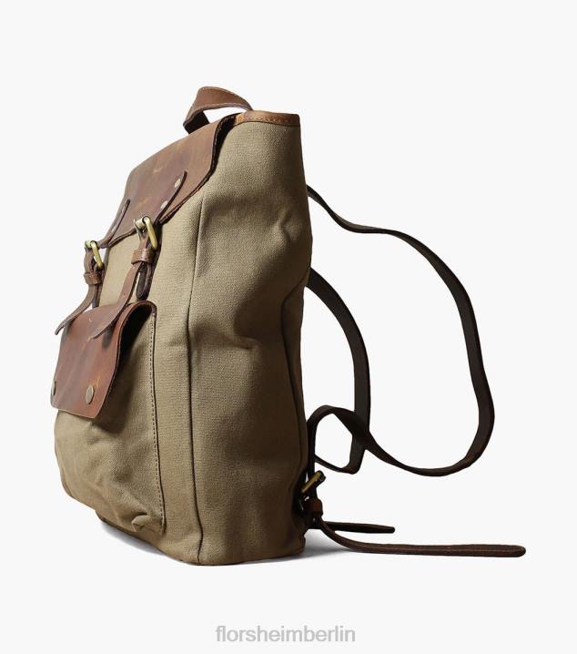 D280622 Grün Zubehör unisex Florsheim Orazio Canvas/Leder-Rucksack