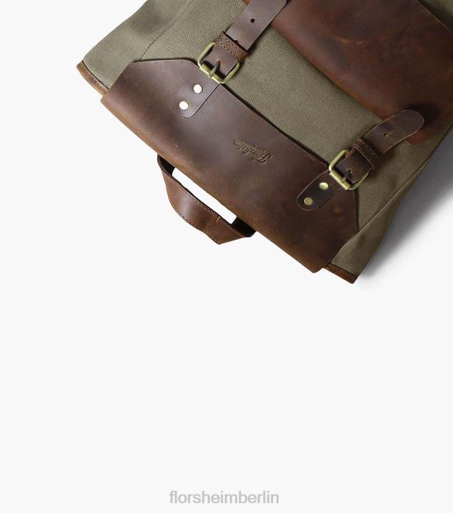 D280622 Grün Zubehör unisex Florsheim Orazio Canvas/Leder-Rucksack
