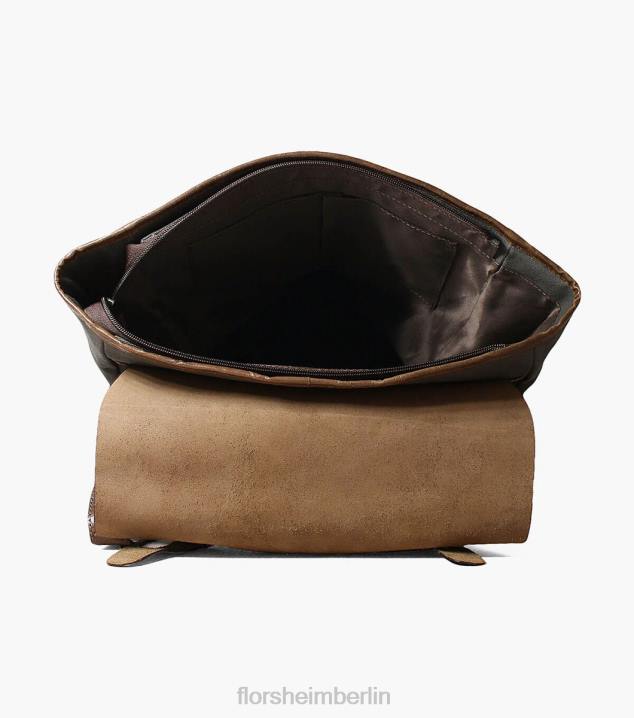 D280623 grau Zubehör unisex Florsheim Orazio Canvas/Leder-Rucksack