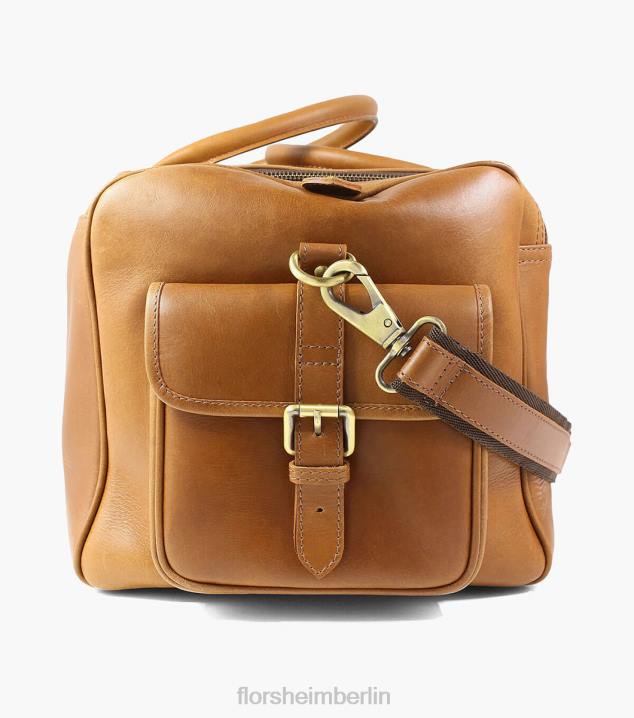 D280629 Cognac Zubehör unisex Florsheim Candemir Reisetasche aus echtem Leder