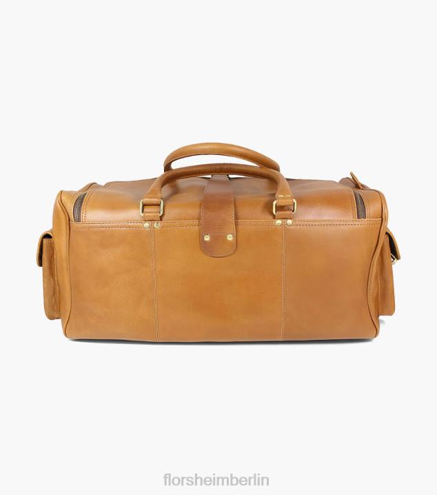 D280629 Cognac Zubehör unisex Florsheim Candemir Reisetasche aus echtem Leder