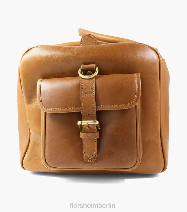D280629 Cognac Zubehör unisex Florsheim Candemir Reisetasche aus echtem Leder