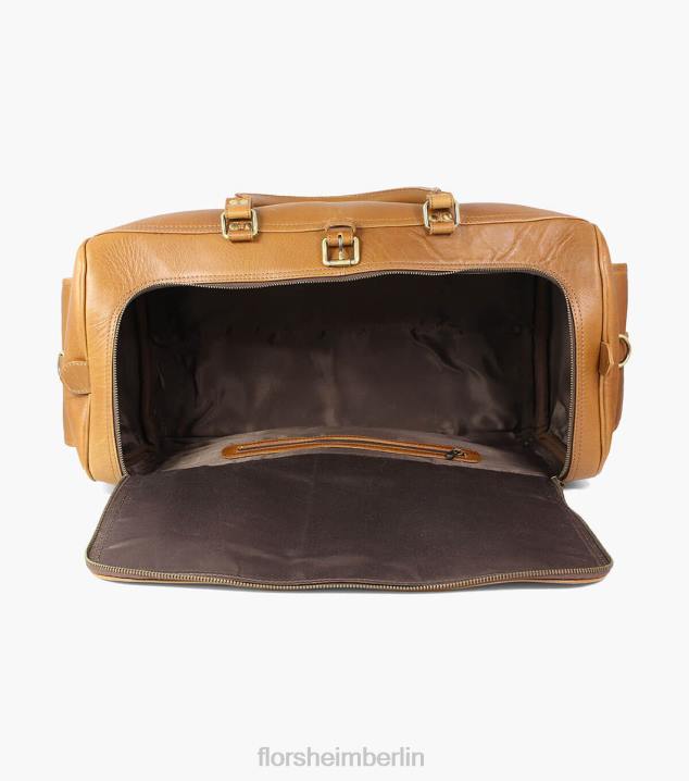 D280629 Cognac Zubehör unisex Florsheim Candemir Reisetasche aus echtem Leder